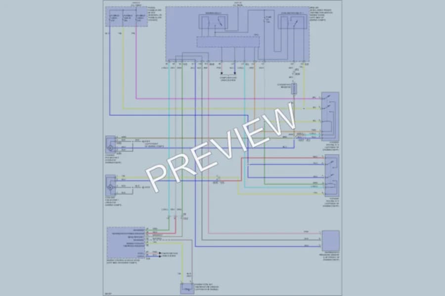 2011 Nissan Murano Cooling Fan wiring diagram preview
