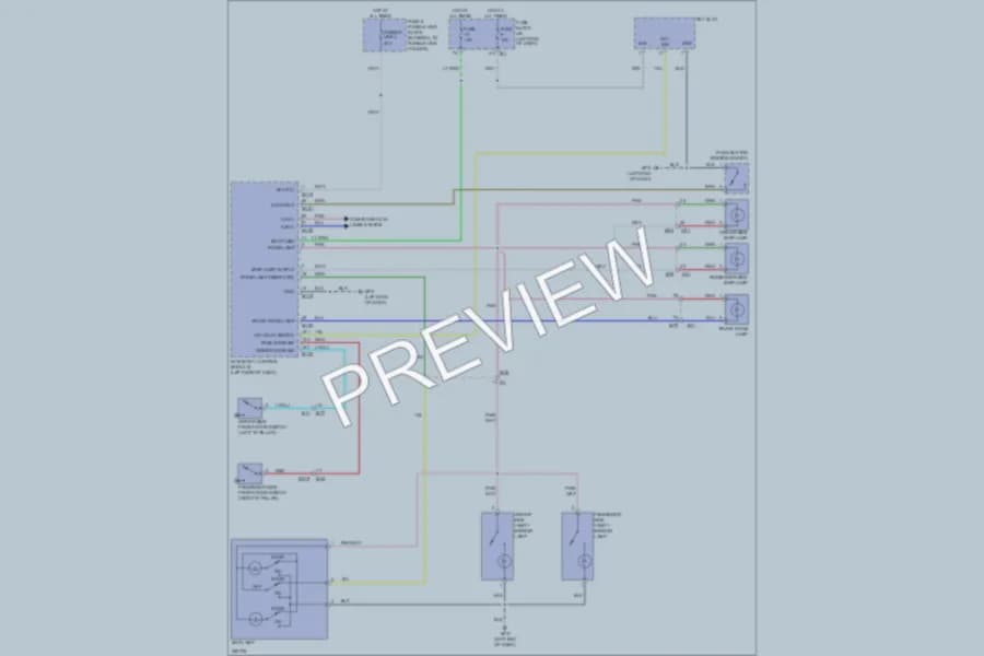 2011 Nissan Murano Interior Lights wiring diagram preview