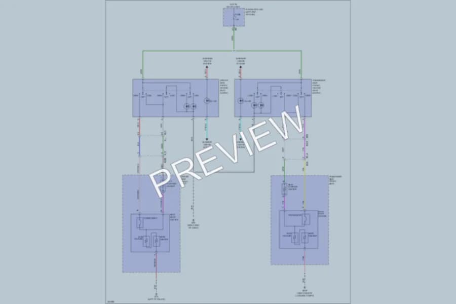 2011 Nissan Murano Power Seats wiring diagram preview