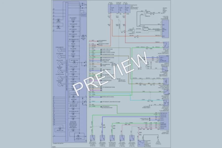 2011 Nissan Pathfinder Instrument Cluster wiring diagram preview