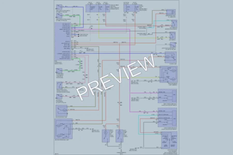 2011 Nissan Pathfinder Interior Lights wiring diagram preview