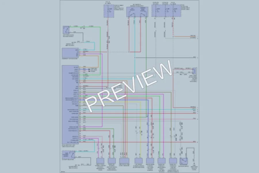 2011 Nissan Pathfinder Power Door Locks wiring diagram preview