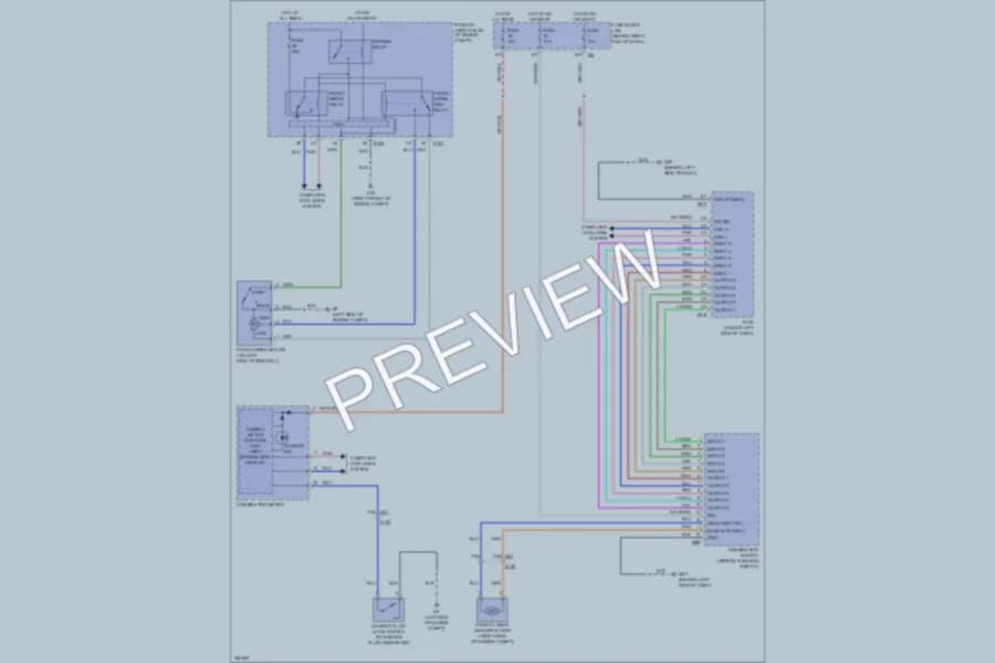2011 Nissan Pathfinder Wiper Washer wiring diagram preview