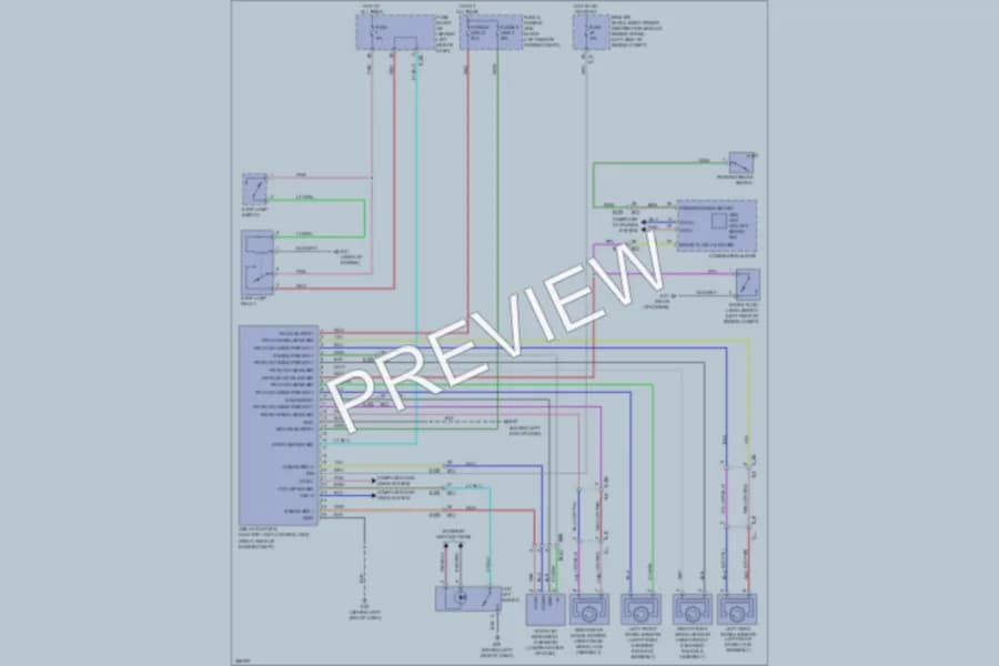 2011 Nissan Quest Anti Lock Brakes wiring diagram preview