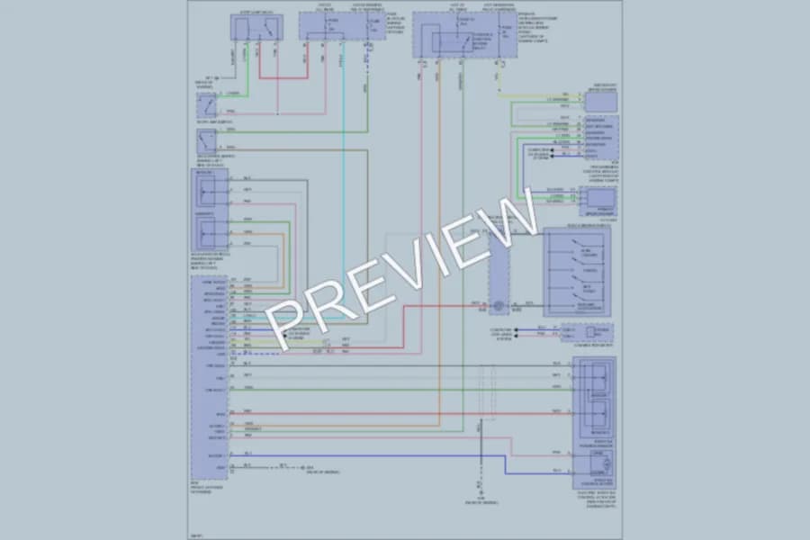 2011 Nissan Quest Cruise Control wiring diagram preview