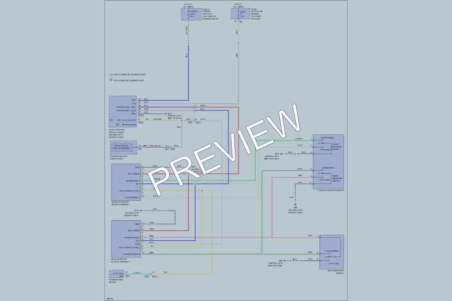 2011 Nissan Quest Power Top Sunroof wiring diagram preview