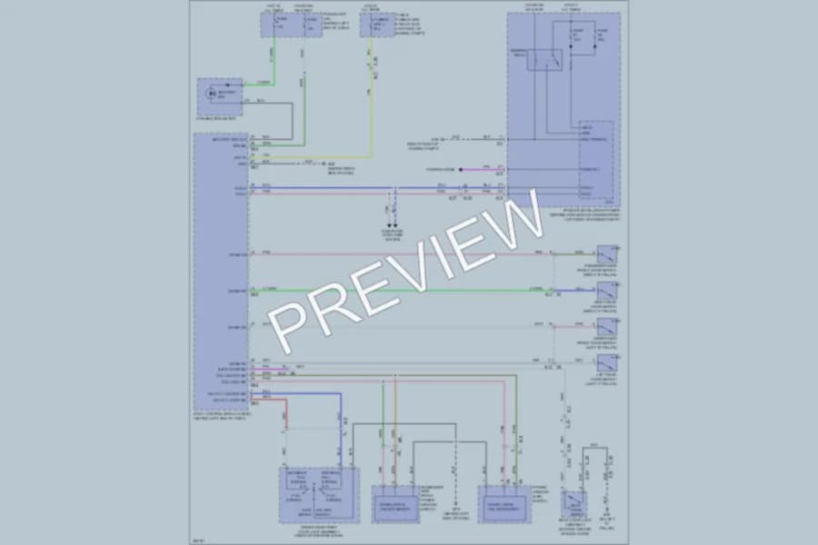 2011 Nissan Rogue Anti Theft wiring diagram preview