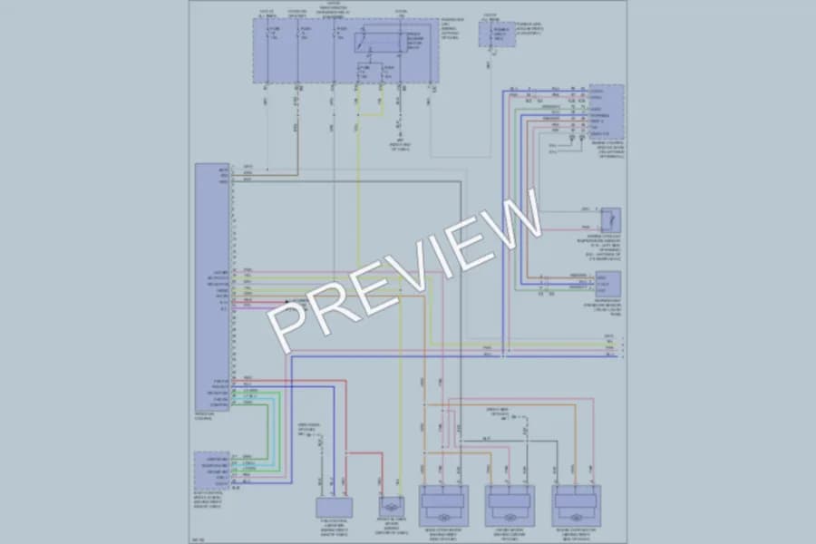 2011 Nissan Sentra Air Conditioning wiring diagram preview