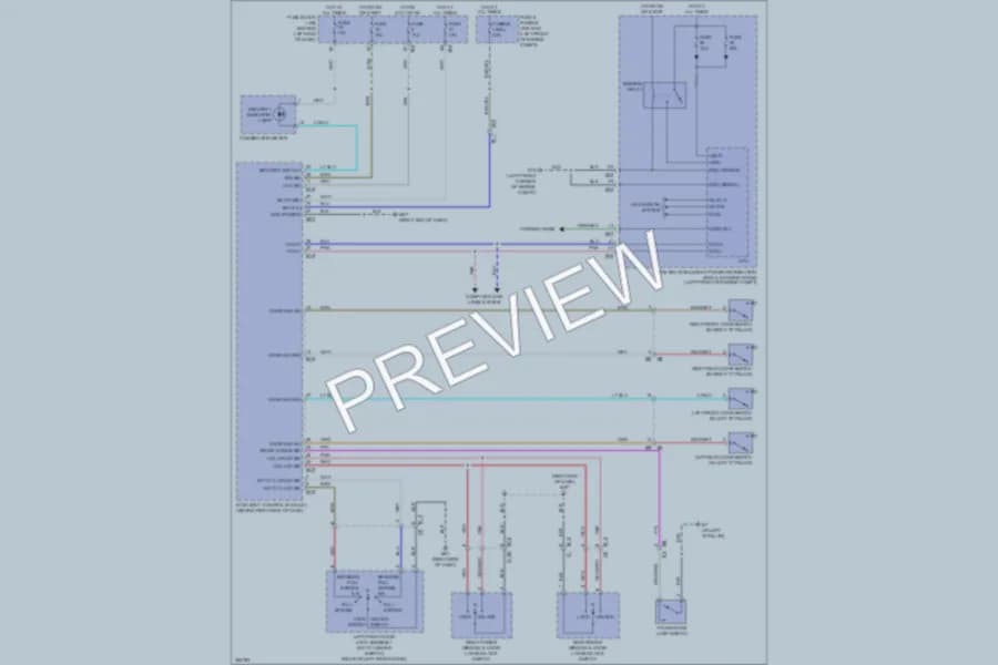2011 Nissan Sentra Anti Theft wiring diagram preview