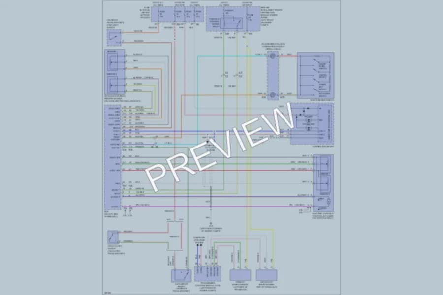 2011 Nissan Sentra Cruise Control wiring diagram preview
