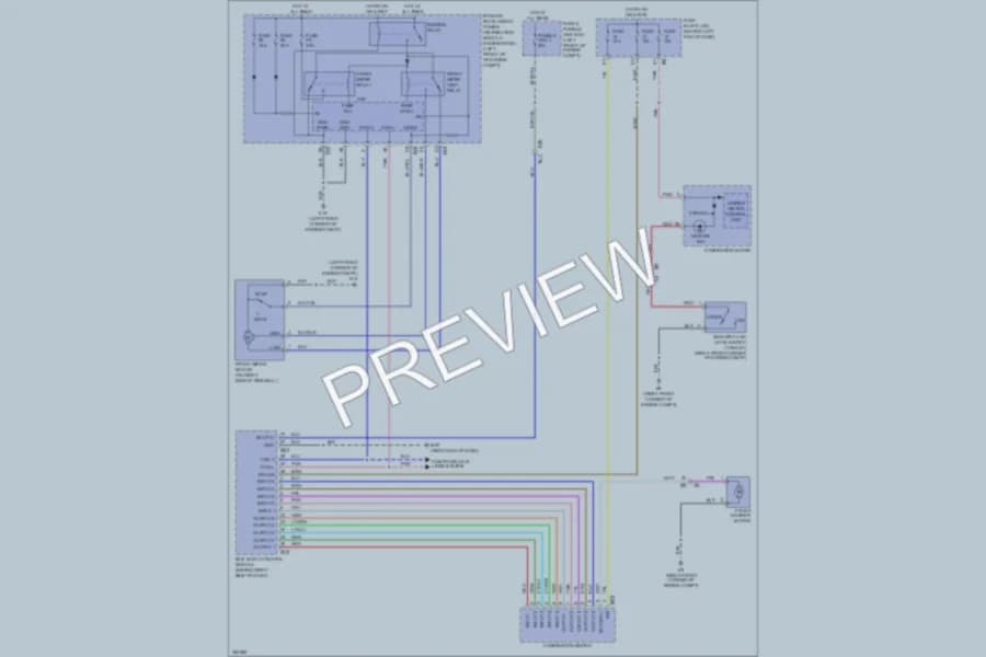 2011 Nissan Sentra Wiper Washer wiring diagram preview