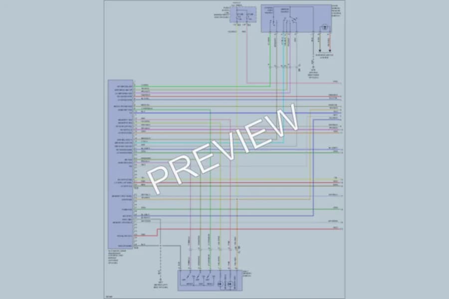 2011 Nissan Titan Memory Systems wiring diagram preview