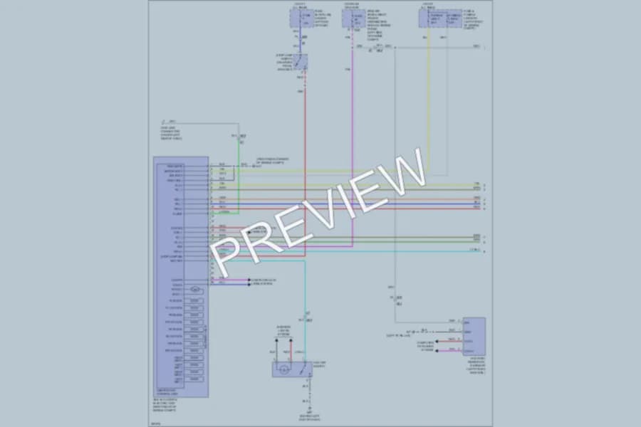 2011 Nissan Versa Anti Lock Brakes wiring diagram preview