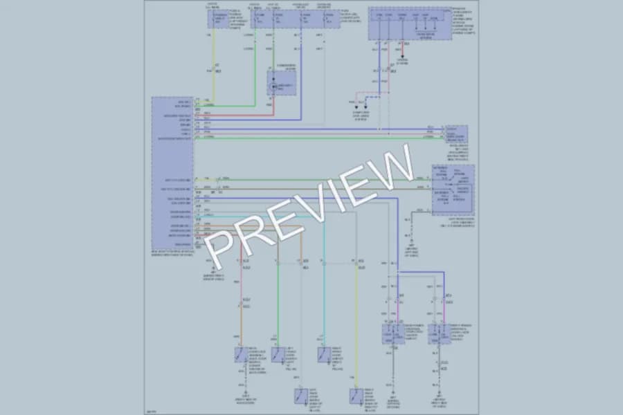 2011 Nissan Versa Anti Theft wiring diagram preview