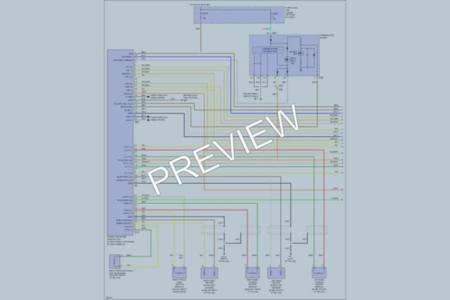 2011 Nissan Versa Supplemental Restraints wiring diagram preview
