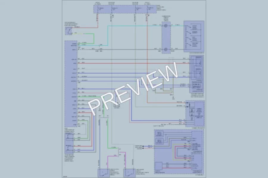 2011 Nissan Xterra Cruise Control wiring diagram preview