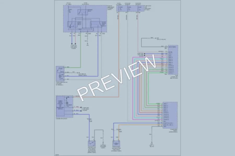 2011 Nissan Xterra Wiper Washer wiring diagram preview