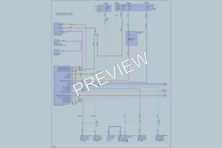 2011 Nissan cube Anti Theft wiring diagram preview