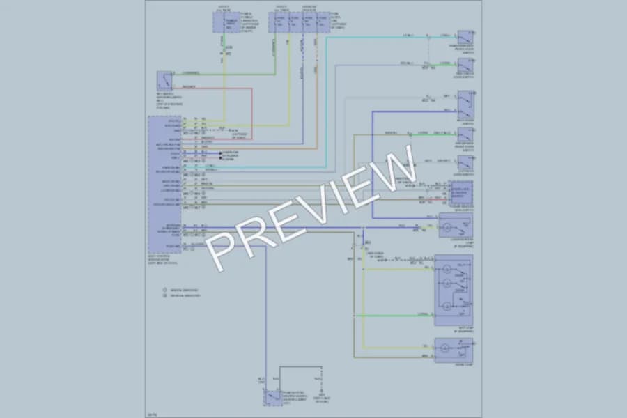 2011 Nissan cube Interior Lights wiring diagram preview