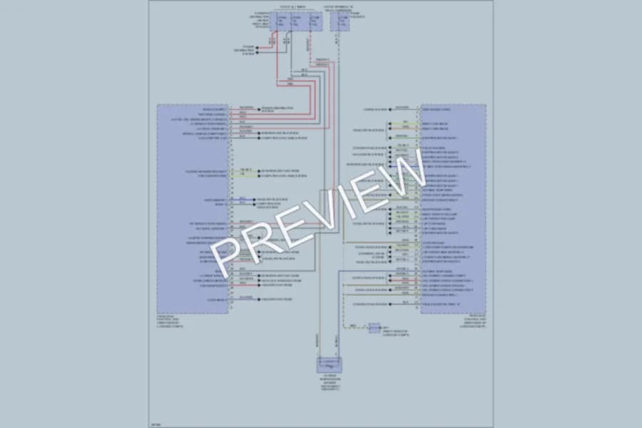 2011 Porsche 911 Body Control Modules wiring diagram preview