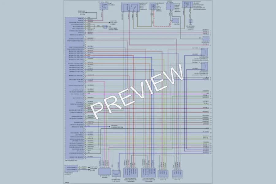 2011 Porsche Boxster Engine Performance wiring diagram preview
