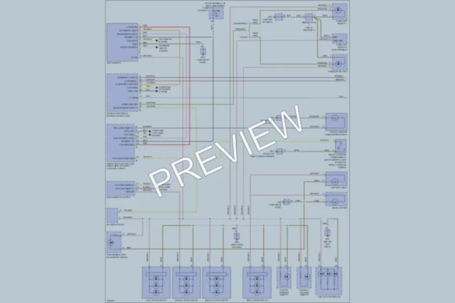 2011 Porsche Boxster Interior Lights wiring diagram preview