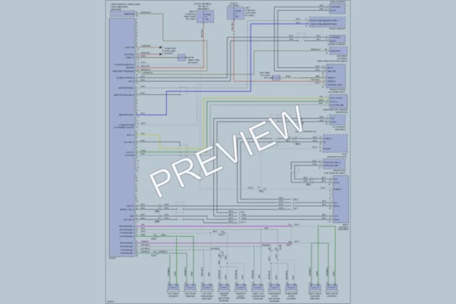 2011 Porsche Cayenne Radio wiring diagram preview