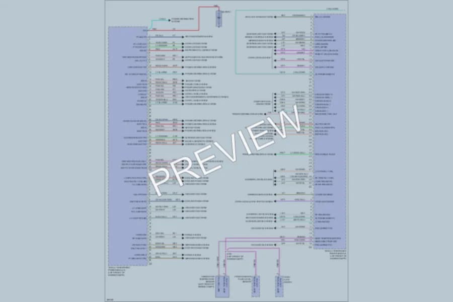 2011 Ram 1500 Body Control Modules wiring diagram preview with protected circuit layout