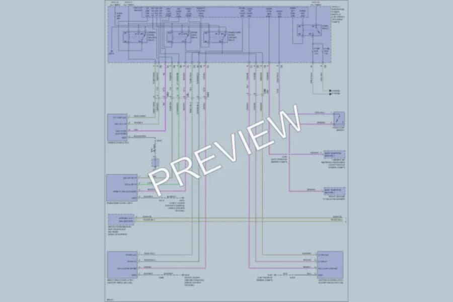 2011 Ram 3500 Anti Theft wiring diagram preview with protected circuit layout