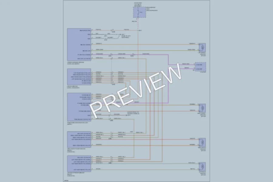 2011 Ram Dakota Power Windows wiring diagram preview