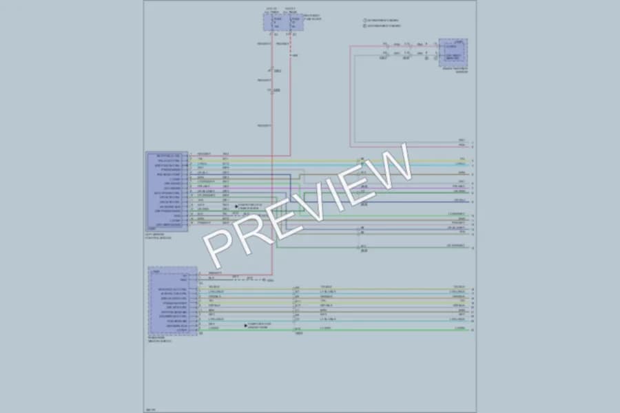 2011 Saab 94X Memory Systems wiring diagram preview