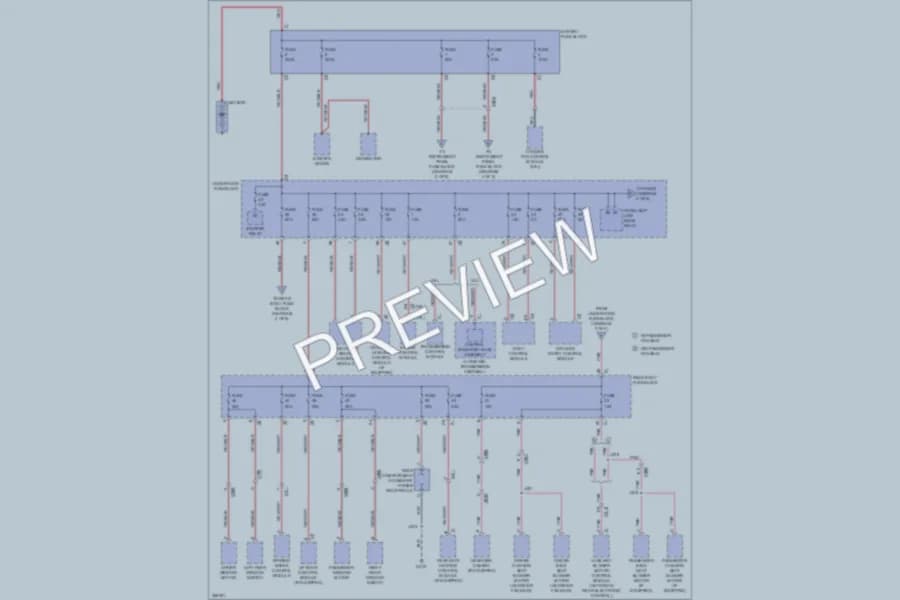 2011 Saab 94X Power Distribution wiring diagram preview