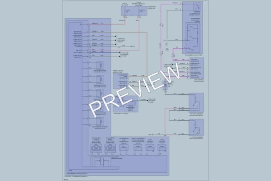 2011 Saab 94X Transmission wiring diagram preview