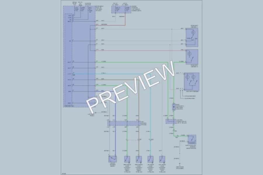 2011 Scion xB Interior Lights wiring diagram preview