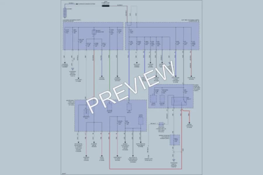 2011 Scion xB Power Distribution wiring diagram preview