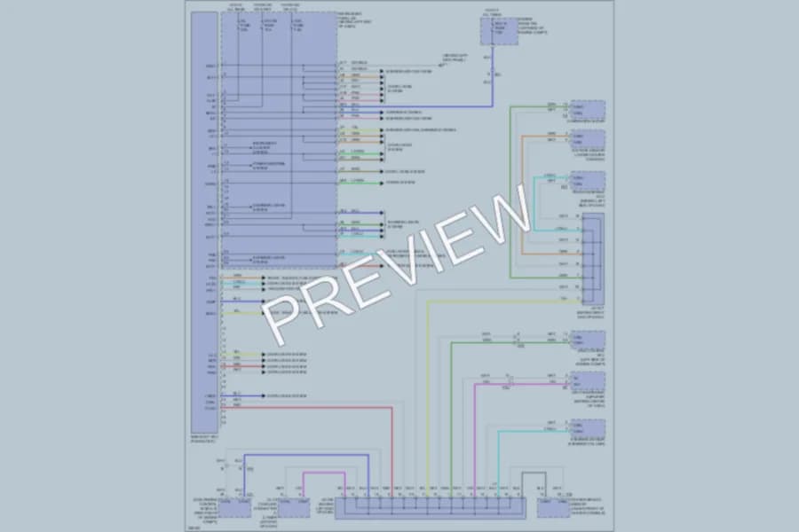 2011 Scion xD Body Control Modules wiring diagram preview