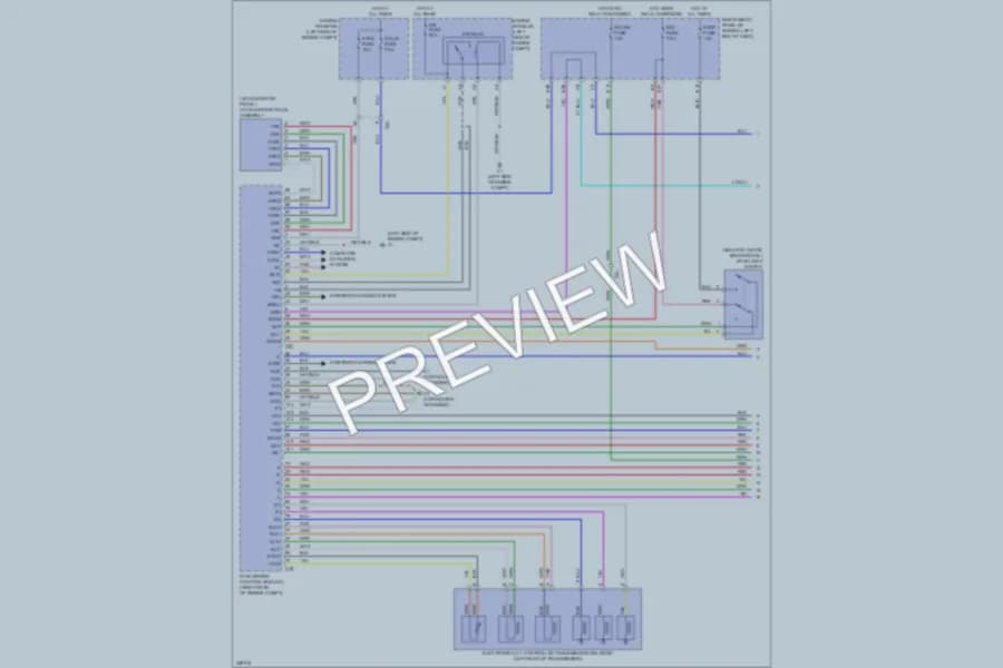 2011 Scion xD Transmission wiring diagram preview