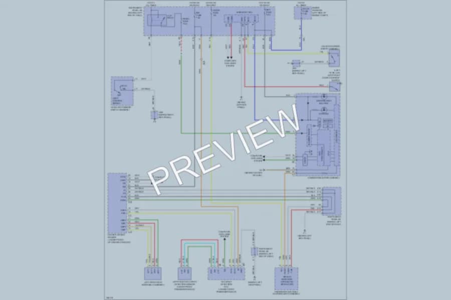 2011 Scion xD Warning Systems wiring diagram preview