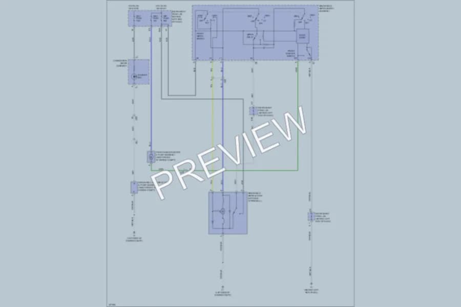 2011 Scion xD Wiper Washer wiring diagram preview