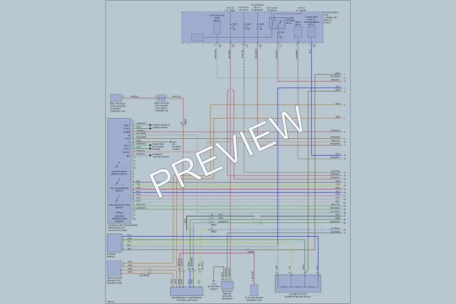 2011 Smart fortwo Air Conditioning wiring diagram preview