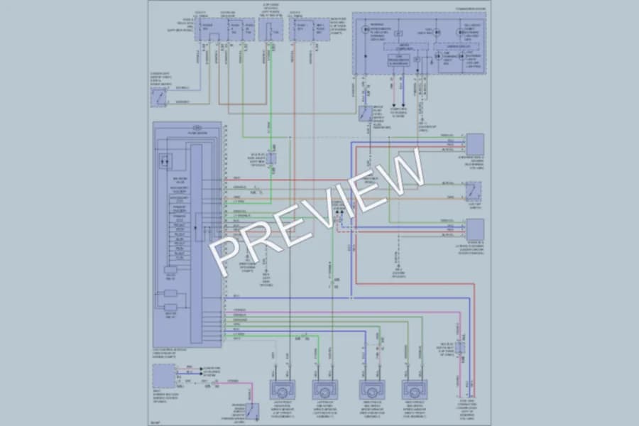 2011 Subaru Forester Anti Lock Brakes wiring diagram preview
