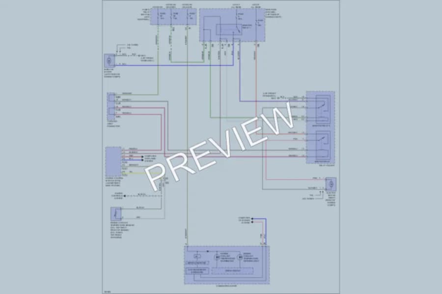2011 Subaru Forester Cooling Fan wiring diagram preview