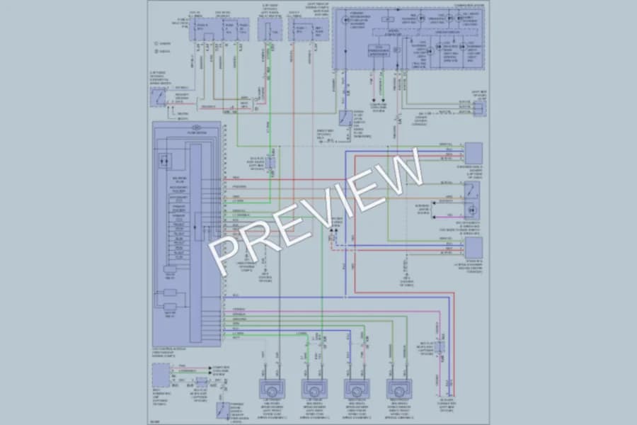2011 Subaru ImprezaWRX Anti Lock Brakes wiring diagram preview