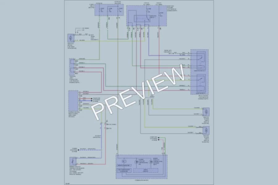 2011 Subaru ImprezaWRX Cooling Fan wiring diagram preview