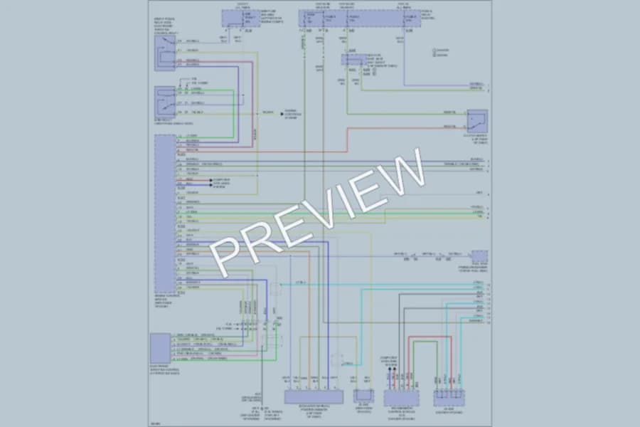 2011 Subaru ImprezaWRX Cruise Control wiring diagram preview