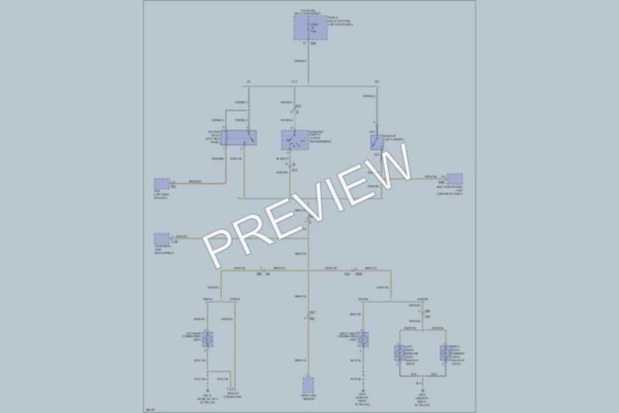 2011 Subaru Legacy Exterior Lights wiring diagram preview