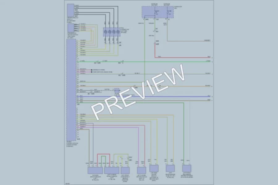2011 Subaru Legacy Supplemental Restraints wiring diagram preview