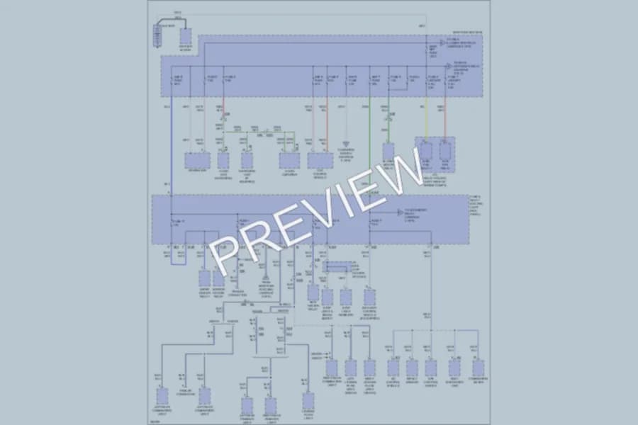 2011 Subaru Outback Power Distribution wiring diagram preview