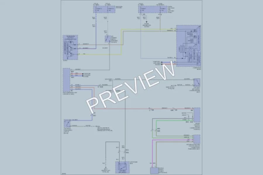 2011 Subaru Outback Warning Systems wiring diagram preview