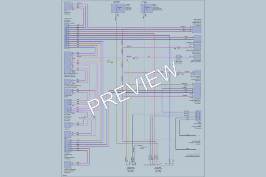 2011 Subaru Tribeca Computer Data Lines wiring diagram preview